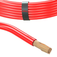 AUPROTEC 35 mm² Autó Akkumulátor Kábel - 5m Piros Tápkábel Testkábel, PVC Szigetelés, DIN ISO 6722 Szabvány, Réz Vezeték 1