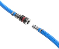 AUPROTEC Sűrített Levegő Tömlő Készlet 13mm Belső Átmérővel - 10m PVC Tömlő S2000 Biztonsági Csatlakozóval Kompresszorhoz - Rugalmas Levegőc 4