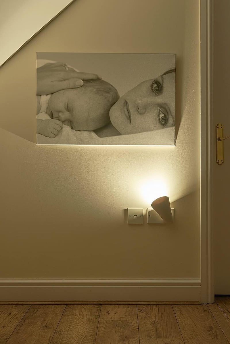 Auraglow GU10 Fali Spotlámpa Falvilágító Aljzat Lámpatest Bulb Nélkül