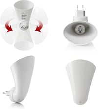 Auraglow GU10 Fali Spotlámpa Falvilágító Aljzat Lámpatest Bulb Nélkül 7