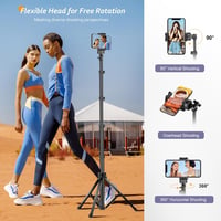 Aureday 62" telefon tripod távirányítóval és univerzális fejjel 2