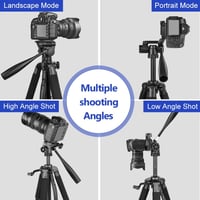 Aureday K&F Concept 188 cm Kamera Tripod Vezeték Nélküli Távirányítóval és Telefontartóval 3