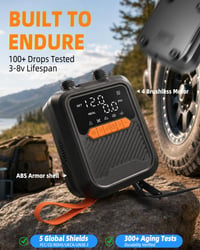 Pompă electrică SUP Aurethryon 20 PSI, pompă pentru paddleboard cu alimentare auto 12V, fără baterie 9