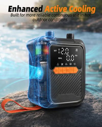 Pompă electrică SUP Aurethryon 20 PSI, pompă pentru paddleboard cu alimentare auto 12V, fără baterie 6