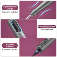 Auriox Vezeték Nélküli Elektromos Körömcsiszoló USB Töltéssel 25000 RPM 5