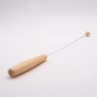 AURON Tensor jednoručný kyvadlový prút s drevenou rúčkou a drevenou guličkou - 29 g, 43 cm 7