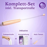 AURON Tensor jednoručný kyvadlový prút s drevenou rúčkou a drevenou guličkou - 29 g, 43 cm 5