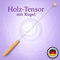AURON Tensor jednoručný kyvadlový prút s drevenou rúčkou a drevenou guličkou - 29 g, 43 cm 2