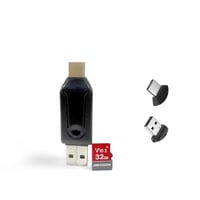 AURSINC NanoVNA 2 v 1 USB-C a USB 3.0 OTG čítačka kariet s 32 GB microSD kartou 1