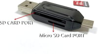 AURSINC NanoVNA USB-C és USB 3.0 OTG kártyaolvasó 32GB microSD kártyával 3