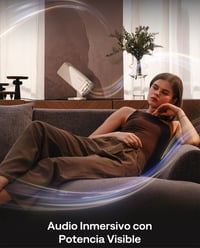 Aurzen Boom Air mini projektor Google TV-vel, 4K, USB-C tölthető, TOF autofókusz - krémfehér 6