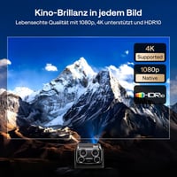 Aurzen Boom Mini 4 az 1-ben Okos Projektor Google TV-vel, 500 ANSI Lumen, 4K Támogatás, 20W DoIby Hangzás, WiFi/Bluetooth, Automatikus Fókus 5