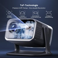 Aurzen Boom Mini 4 az 1-ben Okos Projektor Google TV-vel, 500 ANSI Lumen, 4K Támogatás, 20W DoIby Hangzás, WiFi/Bluetooth, Automatikus Fókus 3
