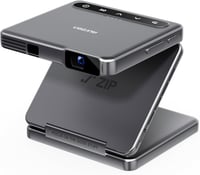 Aurzen Zip Tri-Fold mini projektor akkumulátorral, 4K, autofókusz, Bluetooth 5.4 - szürke 1