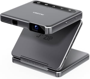 Aurzen Zip mini projektor s baterijom, 4K, autofokus, Bluetooth 5.4 - siva