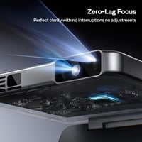 Aurzen Összehajtható Mini Projektor Beépített Akkumulátorral - 4K Támogatás, HD 720p, Bluetooth 5.4, Autofókusz, Trapézkorrekció, Hordozható 4
