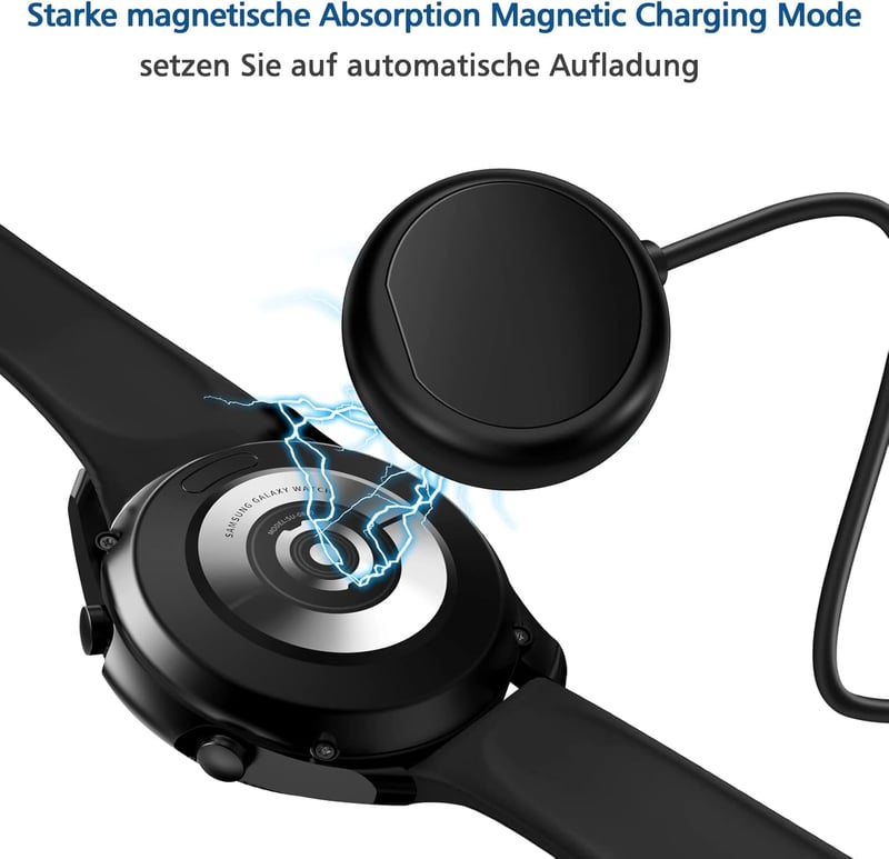 Austuo USB-C Töltőkábel Samsung Galaxy Watch 6/5/4/3 és S22/S21/S20 Készülékekhez - 20W PD Gyorstöltő Adapter - 120 cm Hosszú Kompatibilis K