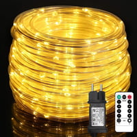 Auting 20M 200 LED Fénykábel Meleg Fehér, Távirányítós Időzítővel, 8 Mód, Vízálló Kültéri Dekoráció 1