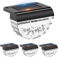 Auting 4 darabos napelemes kerti lámpa szett, vízálló teraszvilágítás meleg fehér - Pack of 4 Warm White 1