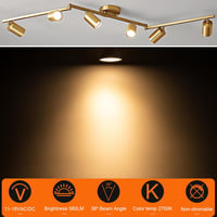 Auting GU5.3 MR16 LED Izzó 5W Meleg Fehér 2700K 12V 6 Darab - A-MR16 LED 5W 6 pieces 5