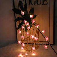 Auting LED Cseresznyevirág Tündérfény 2m 20 LED Elemmel Időzítővel - E-light chain flowers 2 m 8