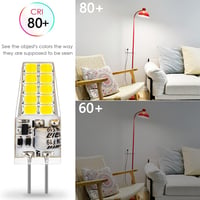 Auting LED G4 izzó 3.5W meleg és hideg fehér 3000K 6000K - A-G4-Cool-10PCS 5