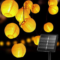 Auting Napelemes Tündérfény Lámpiók 6m 20 LED Meleg Fehér 8 Mód Kültéri - Warm White Plug Fairy Lights Lanterns, Warm White 1