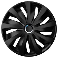 Sada 15-palcových čiernych puklíc AUTO-STYLE Grip Pro, 4 ks – upevnenie Snap-On, dekorácia na disky kolies 1