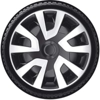 Súprava 15-palcových puklíc AUTO-STYLE Revo-VAN strieborná/čierna (vypuklé) pre dodávky 2