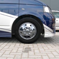 Sada 14-palcových chrómových puklíc AUTO-STYLE Utah, guľatý dizajn - sada 4 ks autokrytov na disky 4