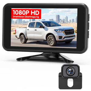 AUTO-VOX bežična kamera za vožnju unatrag s 5-inčnim 1080P monitorom – Komplet kamere za vožnju unatrag za automobil