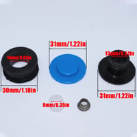 AUTOCHECKNOW Clemă fixare cablu cutie de viteze automată, conector articulație capăt cablu schimbător de viteze pentru Opel Insignia, Vauxhall Astra J, 1332491, 4S6P-7412-AA, 2 bucăți 2
