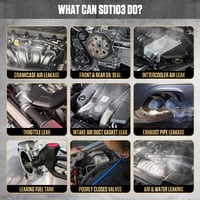 AUTOOL SDT103 Autós Füstgenerátor - Szivárgáskereső Diagnosztikai Eszköz Üzemanyag és Vákuum Rendszerekhez, 12V-os Járművekhez - yellow, SDT 103 2
