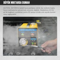 AUTOOL SDT205 Füstgenerátor Szivárgásdetektor 12V Autókhoz EVAP Rendszer Diagnosztika 5