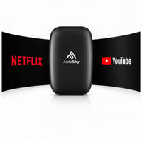 AutoSky Wireless CarPlay a Android Auto AI Box Lite – Bezdrôtový CarPlay adaptér – Netflix a YouTube – Plug and Play – Vyžaduje hotspot 1