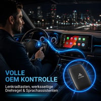 AutoSky Wireless CarPlay a Android Auto AI Box Lite – Bezdrôtový CarPlay adaptér – Netflix a YouTube – Plug and Play – Vyžaduje hotspot 5