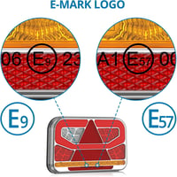 AUTOUTLET 13-Pin LED Utánfutó Lámpa Készlet E-mark Jóváhagyott IP65 Vízálló 2