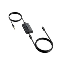 AUTOUTLET DAC Konverter 192kHz Digitális Analóg Audio Átalakító SPDIF Toslink 3.5mm Jack Kábellel TV Fejhallgató Gaming 9