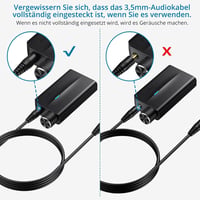 AUTOUTLET DAC Konverter 192kHz Digitális Analóg Audio Átalakító Hangerőszabályzóval SPDIF Toslink 3.5mm Jack Fejhallgató TV Játék 6