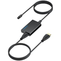 AUTOUTLET HDMI eARC/ARC Audio Extractor, 192kHz DAC prevodník, optický SPDIF adaptér, s 1M HDMI a optickým káblom, pre HDTV, soundbar a systémy domáceho kina 1