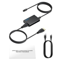 AUTOUTLET HDMI eARC/ARC Audio Extractor, 192kHz DAC prevodník, optický SPDIF adaptér, s 1M HDMI a optickým káblom, pre HDTV, soundbar a systémy domáceho kina 7