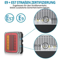 Sada zadných LED svetiel na príves AUTOUTLET 12-30V, 40 LED, so 7,35 m káblom, 7-pólová, vodotesnosť IP65, s certifikáciou E9, univerzálna pre osobné autá, nákladné autá a karavany 2