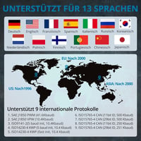 AUTOUTLET OBD2 Diagnosztikai Eszköz Színes Kijelzővel, QR Kód Olvasás és Akkuteszt Funkcióval 3