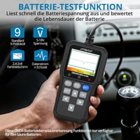 AUTOUTLET OBD2 Diagnosztikai Eszköz Színes Kijelzővel, QR Kód Olvasás és Akkuteszt Funkcióval 5