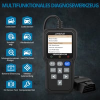 AUTOUTLET OBD2 Diagnosztikai Eszköz Színes Kijelzővel, QR Kód Olvasás és Akkuteszt Funkcióval 2