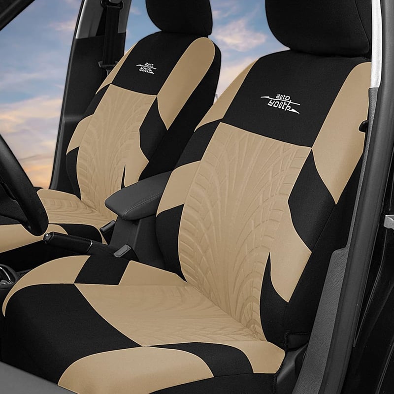 AUTOYOUTH Univerzális Autóülés Huzat Komplett Szett Beige Ülésprotektálás - Full set, beige