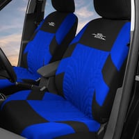 AUTOYOUTH Univerzális Autóülés Huzat Teljes Szett Kék Ülésprotektálás 2