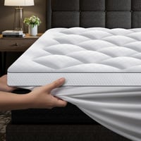 Autsel 1000 g/m² ultra mäkký matracový topper s čiastočkami pamäťovej peny, 90x200 cm 1