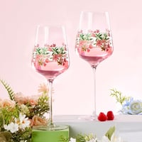 Autsel Fehérboros Pohár Szett 2db (500 ml) - Karcálló Üveg, Személyre Szabható, Időtlen Dizájn - Ajándék Nőknek, Borkedvelőknek 2
