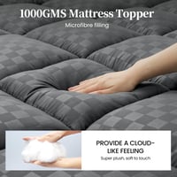 Autsel Matracvédő 140x200 cm, 1000 g/m² Hipoallergén Matractopper, Fehér 2